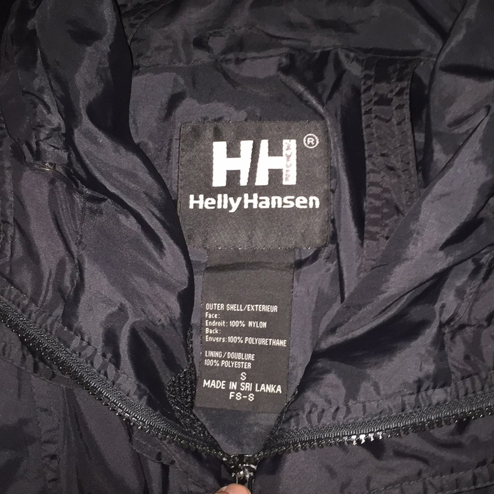 Men’s Helly Hansen Packable Outer Shell Size S Guc - image 4